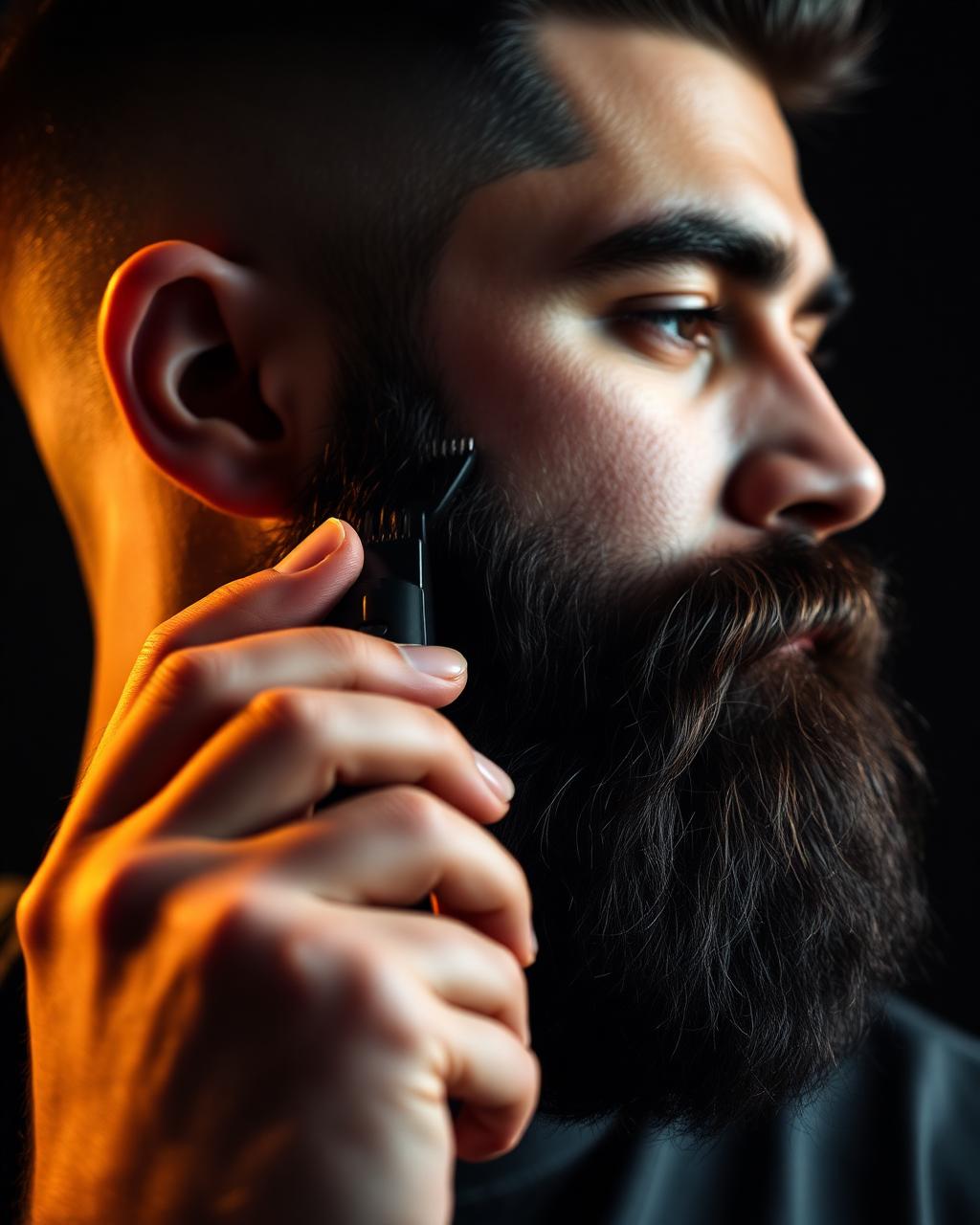 Baard trimmen en in model brengen bij Kapsalon Deniz Ermelo